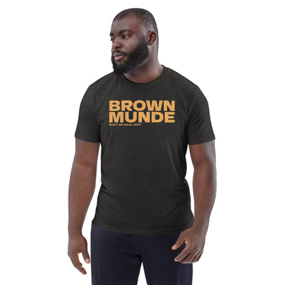 BROWN MUNDE - Unisex organic cotton t-shirt