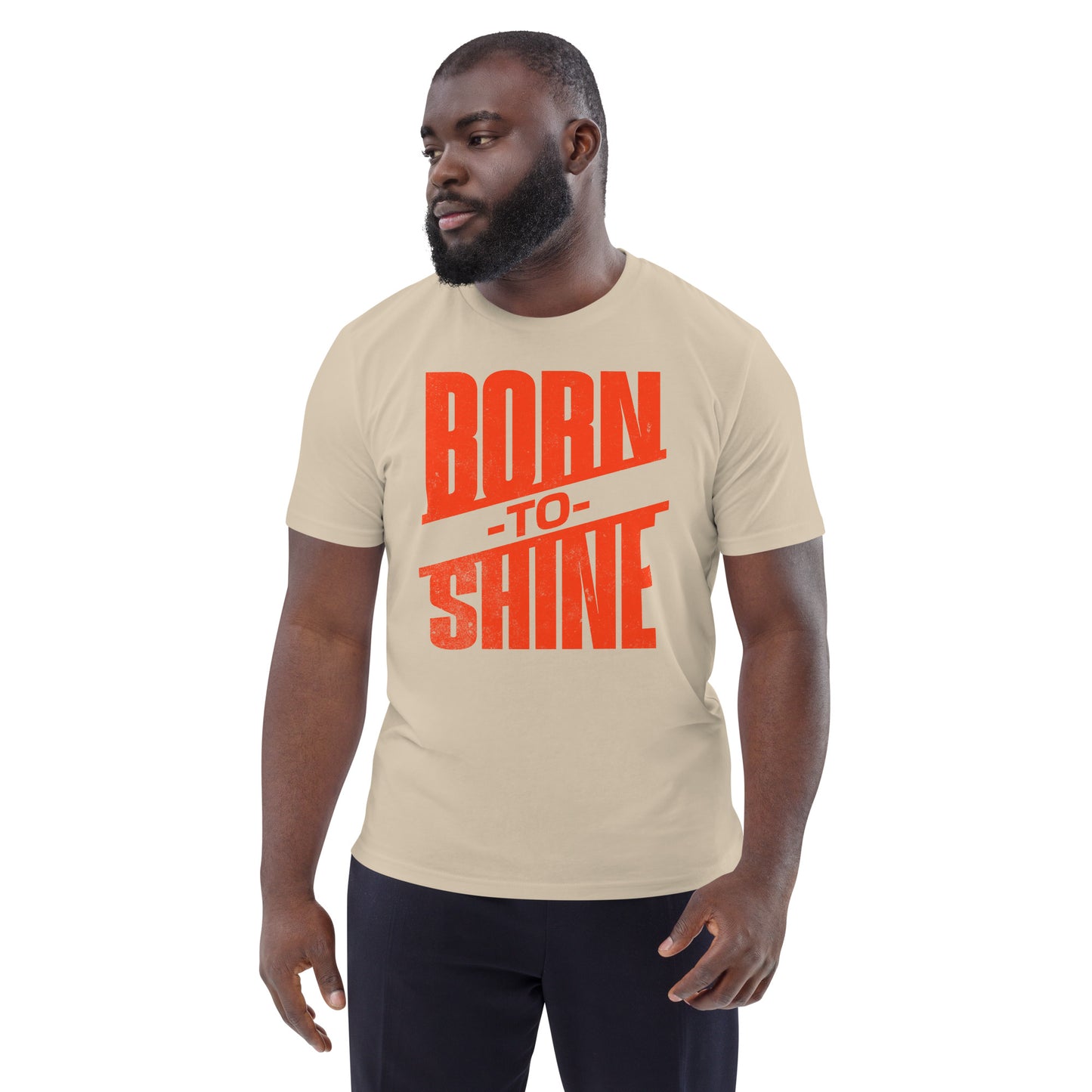 BORN TO SHINE 3 - Unisex organic cotton t-shirt