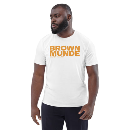 BROWN MUNDE - Unisex organic cotton t-shirt