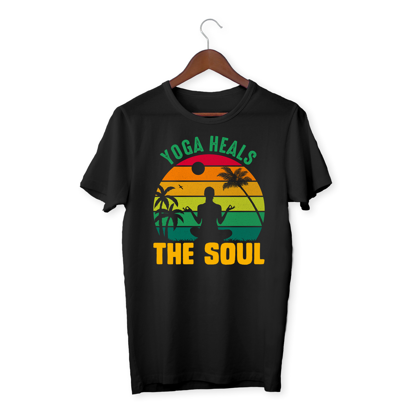 Yoga Heals The Soul Unisex organic cotton t-shirt